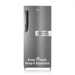 Haier 190L 5 Star Direct Cool Single Door Refrigerator | 3 Toughened G