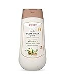Pigeon 2-in-1 Baby Body Wash For Cleansing & Nourishing, Enriched With Avocado Oil & Marshmallow Extract, Parabens Frew, SLS & SLES Free – 200 ml