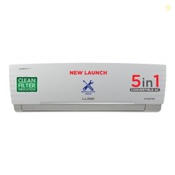 Lloyd 1.5 Ton 5 Star Inverter Split AC (5 in 1 Convertible, Cools Even