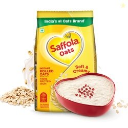 Saffola Oats | 1kg | Instant Rolled |Soft & Creamy |Power of Protein,