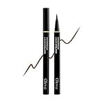 Gleva Liquid Eyeliner Pen Eye Makeup Waterproof Smudge proof Longwearing, Slim Tapered Tip Super Slim Liquid Eyeliner Quick Drying Formula Glides on Smoothly (Middle Brown)