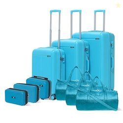 VLITE Megatron Family Pack of 9 Pieces, Daily Use Utility Vanity Cases