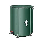 CALANDIS Foldable Rain Barrel Portable Water Storage Tank for Outdoor Camping Garden 200L