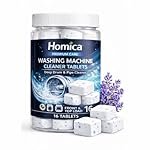 Washing Machine Cleaner Tablets (16 Tablets) | Drum & Pipe Deep Cleaner | Lavender Scent | Removes Odour, Limescale & Residue | For Front Load & Top Load Fully Automatic Washing Machines