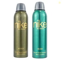 Nike Female Honey + Musk Spray Deodorant For Woman- Pack Of 2 (200Ml E