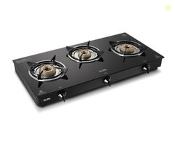 Glen Apex LPG Gas Stove 3 Burner | 6mm Toughened Glass Top Gas Stoves