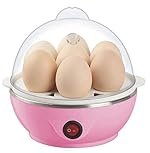 Egg Boiler Electric Automatic Off 7 Egg Poacher For Steaming, Cooking, Boiling And Frying, (350 Watts,Multicolor)