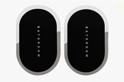 Cortina Pack of 2 Quick Dry Water Absorbing Rectangular Silicon Floor