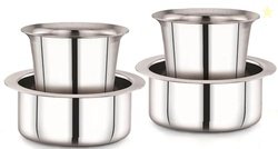 KC Stainless Steel Dabara Set | Tea, Coffee Dabara Set | South Indian
