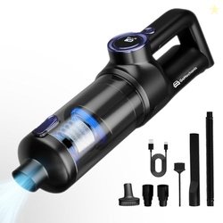 GoMechanic Wireless Vacuum Cleaner for Home and Car | High-Power 14000