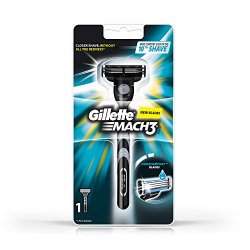 Gillette Mach 3, Shaving Razor For Men | Most Comfortable Shave | 3D B