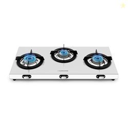 Sunshine Falcon 3 Burner Gas Stove | 5 Year Warranty on Burner and Bod