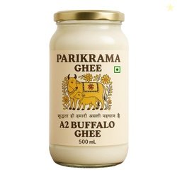 Parikrama A2 Buffalo Ghee -100% Pure 500 ML (white) | Traditional Bilo
