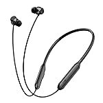 boAt Rockerz 255 Z Plus, AI-Enx Tech, Spatial Audio, 50HRS Battery, Low Latency Mode, Fast Charge, App Support, IPX4 BT V5.3, Bluetooth Neckband, Wireless With Mic In ear Phones (Active/Classic Black)