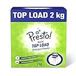 Presto! Matic Top Load Detergent Powder| 2 Kg | Tough On Stains | Safe And Gentle On Fabrics | Refreshing Floral Fragrance | Bleach-Free And Phosphate-Free