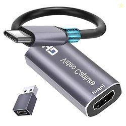 4K HDMI Capture Card, Cam Link Video Capture Card HDMI to 1080P Type-C