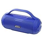 ZEBRONICS Sound Feast 40 Portable Bluetooth Multimedia Speaker, 8 Watts, Dual 5.2cm Drivers, Passive Radiator, Upto 10 Hours Playback, BTv5.3 | USB | mSD |TWS, Call Function, Deep Bass (Blue)