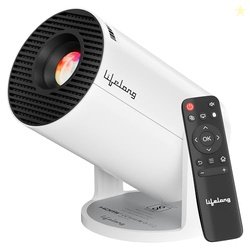 Lifelong Electronics Lightbeam Smart Projector | Android, 1080P& 4K Ul