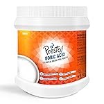 Presto! Boric Acid Powder | 500 Gram | Technical Grade 99% Pure | Multipurpose Use for Pest Control, Cleaning, & Carrom Board