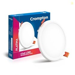 Crompton Star Lord Round Panel LED Ceiling Light 5W (Cool Day Light)|