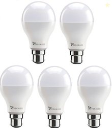 Syska 20 W Basic Standard B22 LED Bulb (White, Pack of 5)