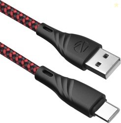 ZEBRONICS USB Type C Cable 1.5 m ZEB-UT300 (Compatible with Mobil...mo