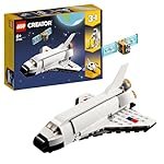 LEGO Creator Space Shuttle 31134 Building Toy Set with Astronaut and Spaceship Models for Kids Aged 6+