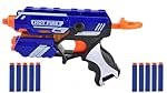 Crackles Blaze Storm Hot Fire Soft Bullet Gun Toy with 10 Safe Soft Foam Bullets, Fun Target Shooting Battle Fight Game for Kids Boys (Blaze Storm- Hot Fire),Multicolor