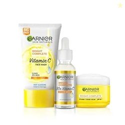Garnier Bright Complete Vitamin C Brightening Regime Kit for Skincare
