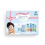 Parachute Advansed Baby Gift Pack with New Born Baby Essentials| 100% Virgin Coconut Oil | Pack of 6 with Milestone Booklet