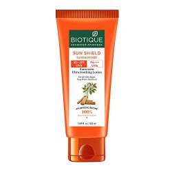 Biotique Bio Sandalwood Sunscreen Ultra Soothing Face Lotion, SPF 50+