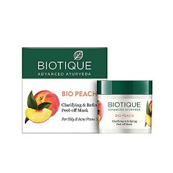 Biotique Bio Peach Clarifying and Refining Peel Off Mask for Oily and