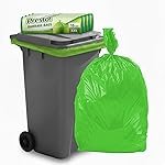 Presto! Garbage Bags | XXL | 60 Count | 15 Bags x 4 Rolls | 30 x 45 In | For Dry & Wet Waste | Green