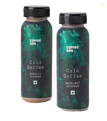 Cafe Coffee Day Cold Coffee 100ml (Pack of 4, Combo of Hazelnut and Va