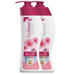 Dabur Gulabari Moisturizing Body Lotion  800 ml (Pack of 400ml x 2) |