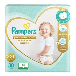 Pampers Premium Care Pant Style Baby Diapers | XX-Large (XXL size) | 3
