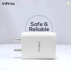 Infinix 33 W 3.4 A Wall Charger for Mobile with Detachable Cable ...mo