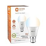 Orient Electric Eternal Shine Moodlight B22 Base, Color Changing 9W LED Bulb, Pack of 1 (White, Warm White, Neutral White)
