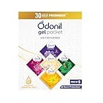 Odonil Gel Pocket â 50g (10g X5) | Pack of 5 Assorted Fragrances | Infused with Essential Oils | Germ Protection | Lasts Up to 30 Days | Air Freshener for Bathroom, Toilet, Home & Office.