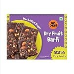 GO DESi Dates Dry Fruit Barfi – 200 grams | 93% Dry Fruits | No Added Sugar | Sweets | Burfi