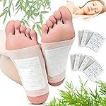 Cleansing Detox Foot Pads Natural Bamboo Vinegar Ginger Foot Pad Foot Pads for Stress Relief Sleep – Remove Toxins, Rest and Pain Free natural pads Cleansing Detox Foot Patches (10 Pad)