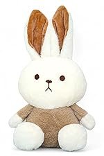 Choco Bunny Bear 35cm – Brown Rabbit Soft Toy, Cute Stuffed Animal for Kids & Adults, Soft Cuddly Bunny Plushie for Birthday Gifts & Home Decor