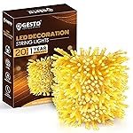 Gesto 20 Meter Led Serial String Lights â AC Plug Waterproof Copper Wire Yellow Fairy Light for Home Decoration,Christmas,Garden, Deepawali & Diwali Decoration Lights for Balcony Outdoor- Warm White