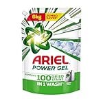 Ariel Power Gel Liquid Detergent for Front Load â 6kg | Removes 100 Dried Stains in 1 Wash | Faster Dissolving | Long-Lasting Fragrance | Color Protection | At the price of Powders