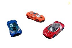 Toybharat Free Wheel Metal Car Set 3 Pc |Multicolour |Pullback Toy | T