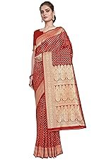 Glory Sarees Womenâs Banarasi Silk Saree With Blouse Piece (Luxury127_Parent)