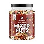 Nature Purify Mixed Dry Fruits Premium Blend 1kg | Almonds, Cashews, Kishmish, Apricots & Seeds Mix | Fresh Crunchy Nut & Fruit Combo Pack for Snacking & Gifting | Jar Pack Of 1