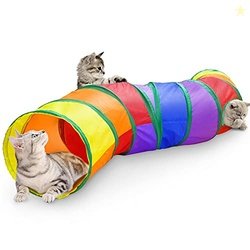 Qpets Cat Toys Cat Tunnel Pet Tube Collapsible Play Toy Indoor Outdoor