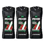 AXE Africa 3-in-1 Body, Face & Hair Wash | Vibrant Mandarin & Sandalwood Scent | 12H Refreshing Fragrance | Combo of 3| 400 ml Each
