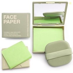 LERFOT 100Pcs Korean Face Blotting Paper for Oily Skin, Natural Linen